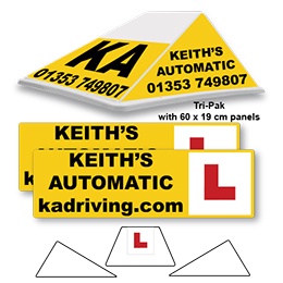 Custom Design Delta Roof Sign Tri-Pak